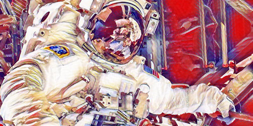 NASA Worker